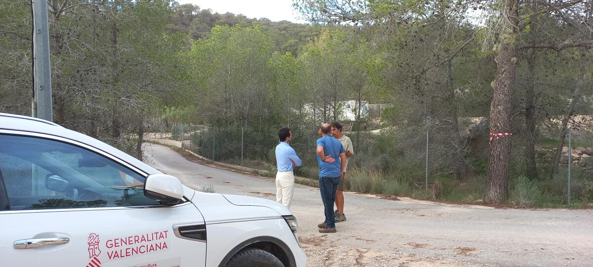 Se inicia la limpieza de la partida La Robella para crear cortafuegos con el fin de prevenir incendios forestales  