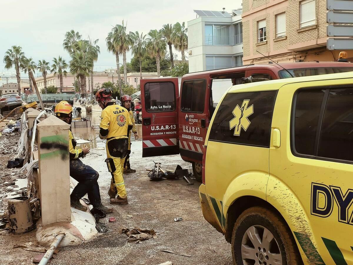 La ONG nuciera USAR 13 se desplaza a Valencia para colaborar en tareas de rescate