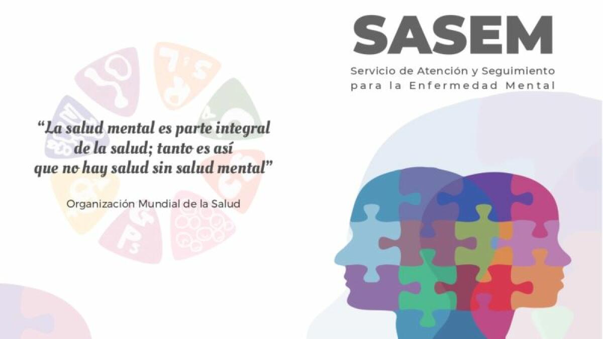 El Ayuntamiento de la Vila Joiosa promociona el programa de atención y seguimiento para personas con problemas de salud mental (SASEM) en el Día Mundial de la Salud Mental
