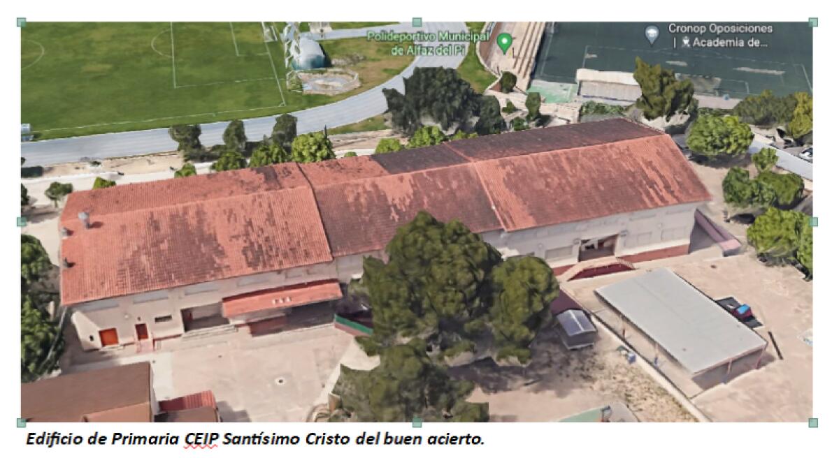 El Ayuntamiento de l’Alfàs va a instalar 196 paneles fotovoltaicos en el Colegio Santísimo Cristo