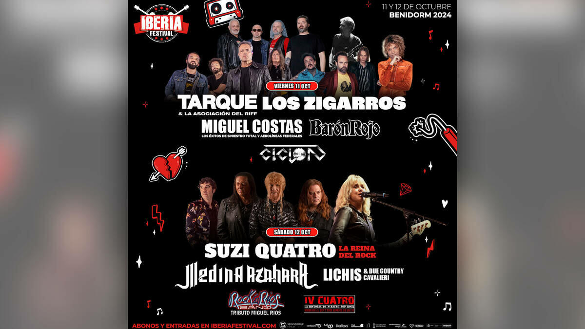 Una nueva edición del Iberia Festival trae a Benidorm a grandes clásicos del pop-rock nacional