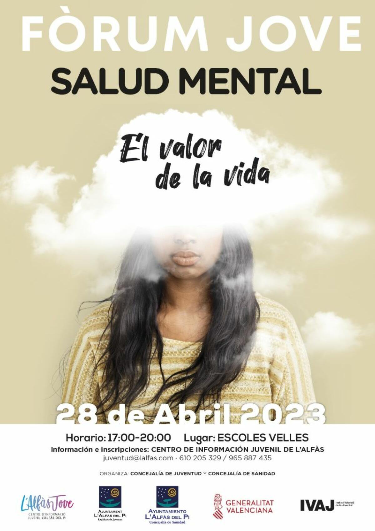El Ayuntamiento de l’Alfàs organiza un nuevo Foro Jove sobre salud mental el próximo 28 de abril