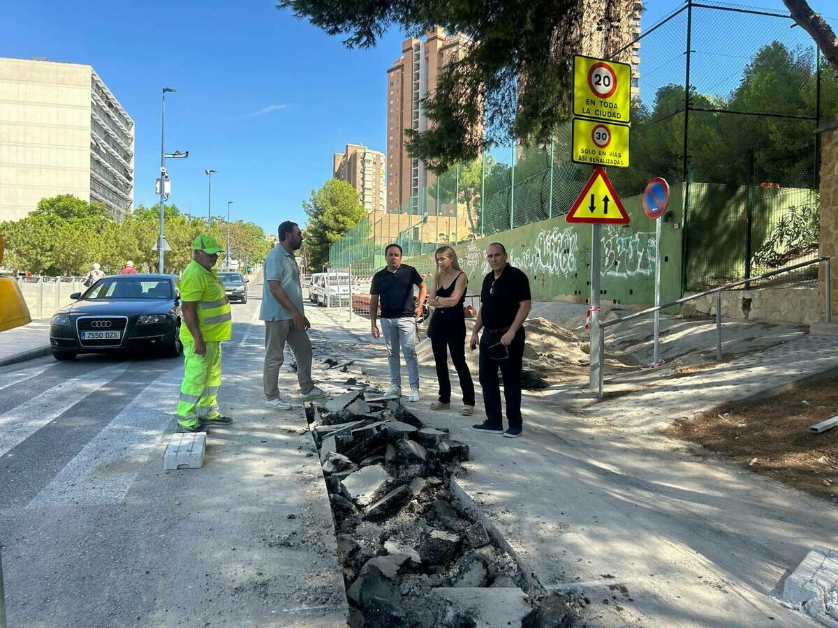 EN MARCHA LAS OBRAS DE MODERNIZACIÓN DEL SISTEMA DE IMPULSIÓN DE LA RED DE SANEAMIENTO EN LA CALA DE FINESTRAT