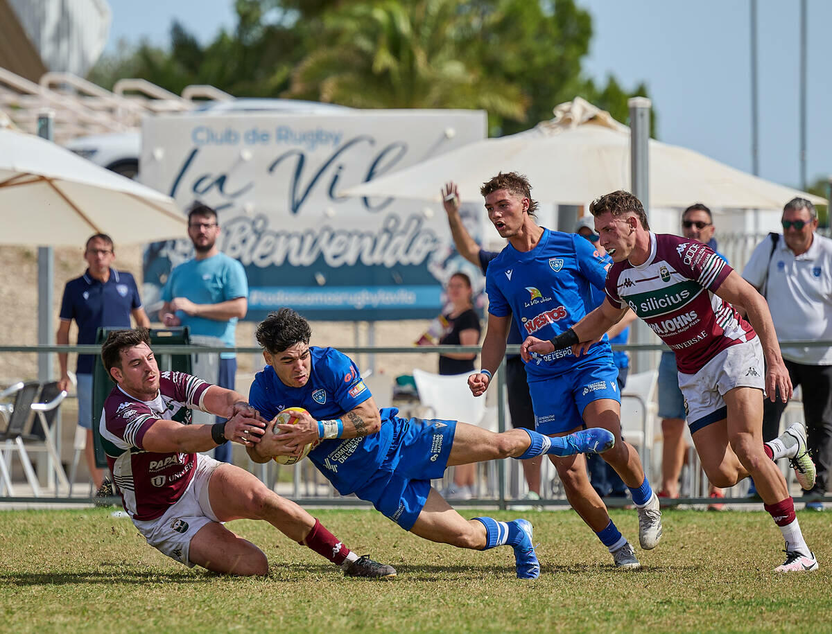 La experiencia le es suficiente al Alcobendas para doblegar al Huesitos La Vila Rugby Club.