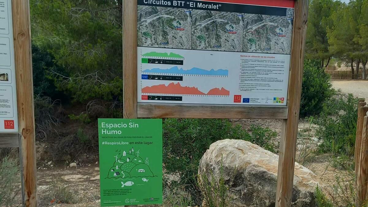 Benidorm incorpora el parque de El Moralet a los espacios libres de humo de la ciudad