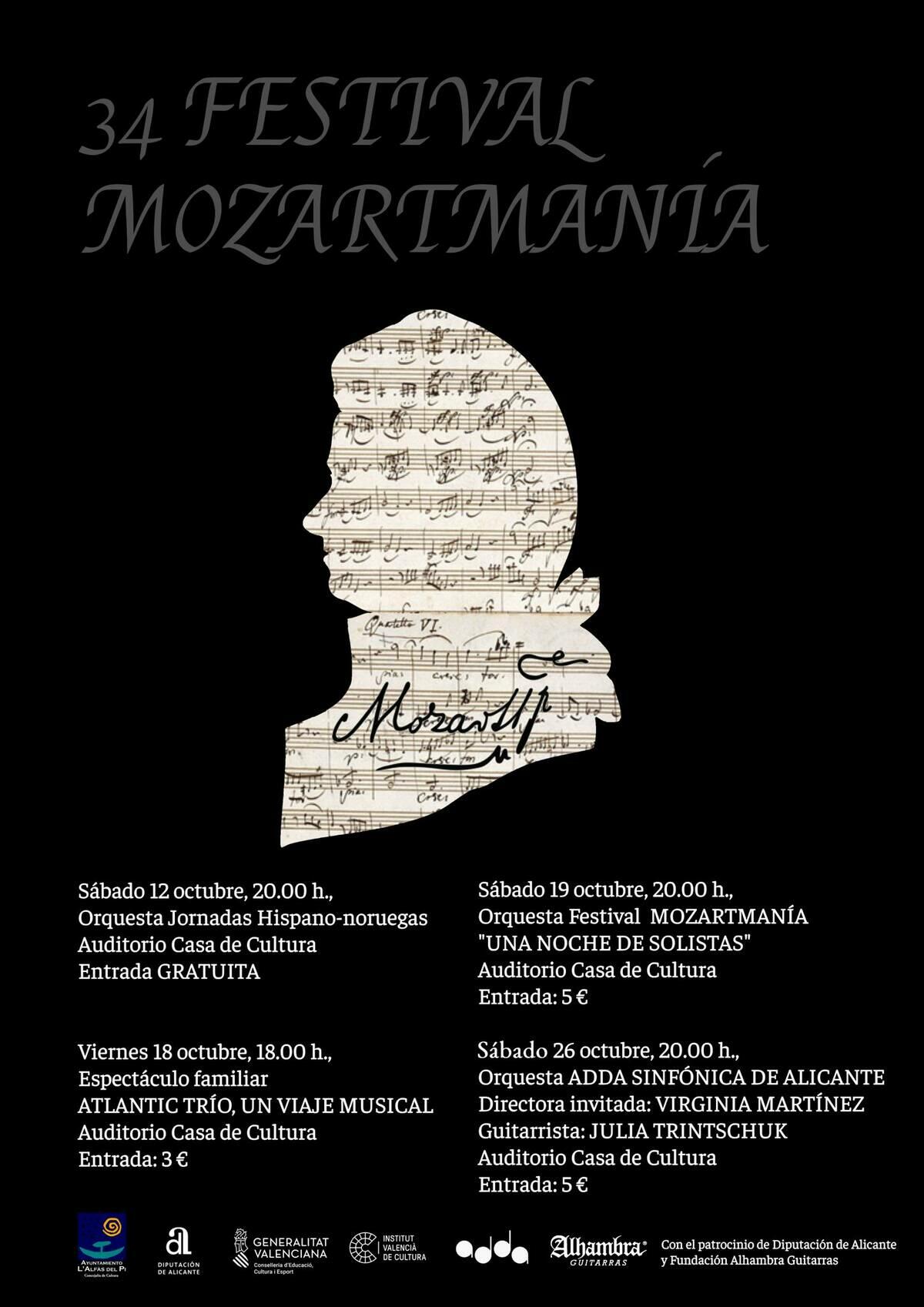 El 34 Festival Mozartmanía trae al escenario alfasino un estreno mundial  a cargo de ADDA simfònica