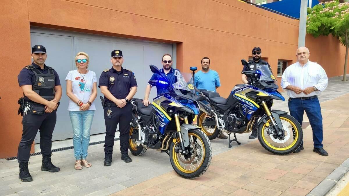 La Policía Local de Callosa d’en Sarrià estrena dos nuevas motos para patrullar por todo el término municipal