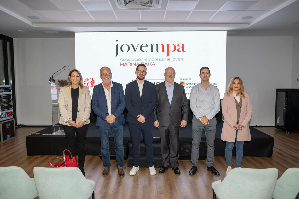 Darío Grimalt y Alberto de Rosa protagonizan la Jornada ‘Éxito Empresarial’ de Jovempa celebrada en l’Alfàs