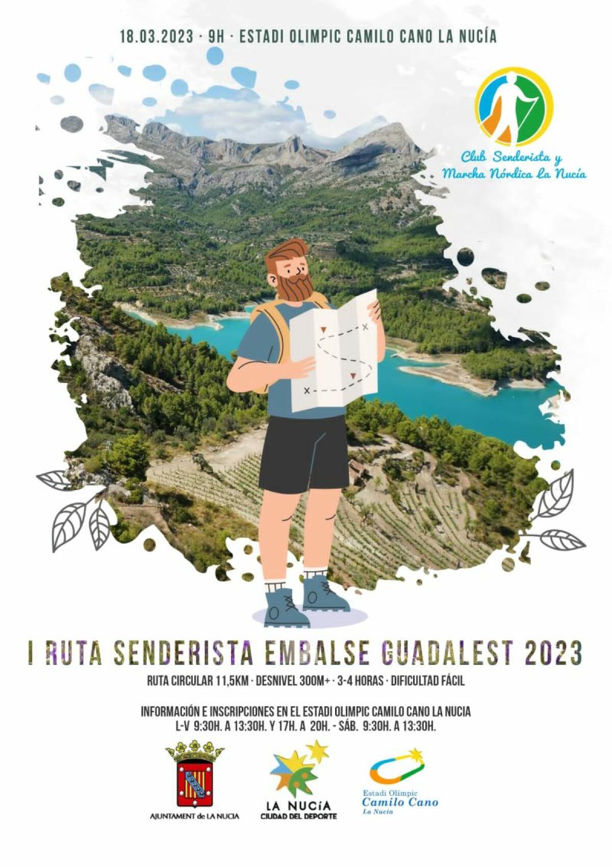 El Club Senderista La Nucía organiza una ruta al embalse de Guadalest