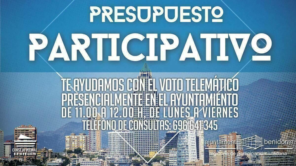 El Ayuntamiento habilita un servicio de ayuda presencial para votar las propuestas del Presupuesto Participativo 2025