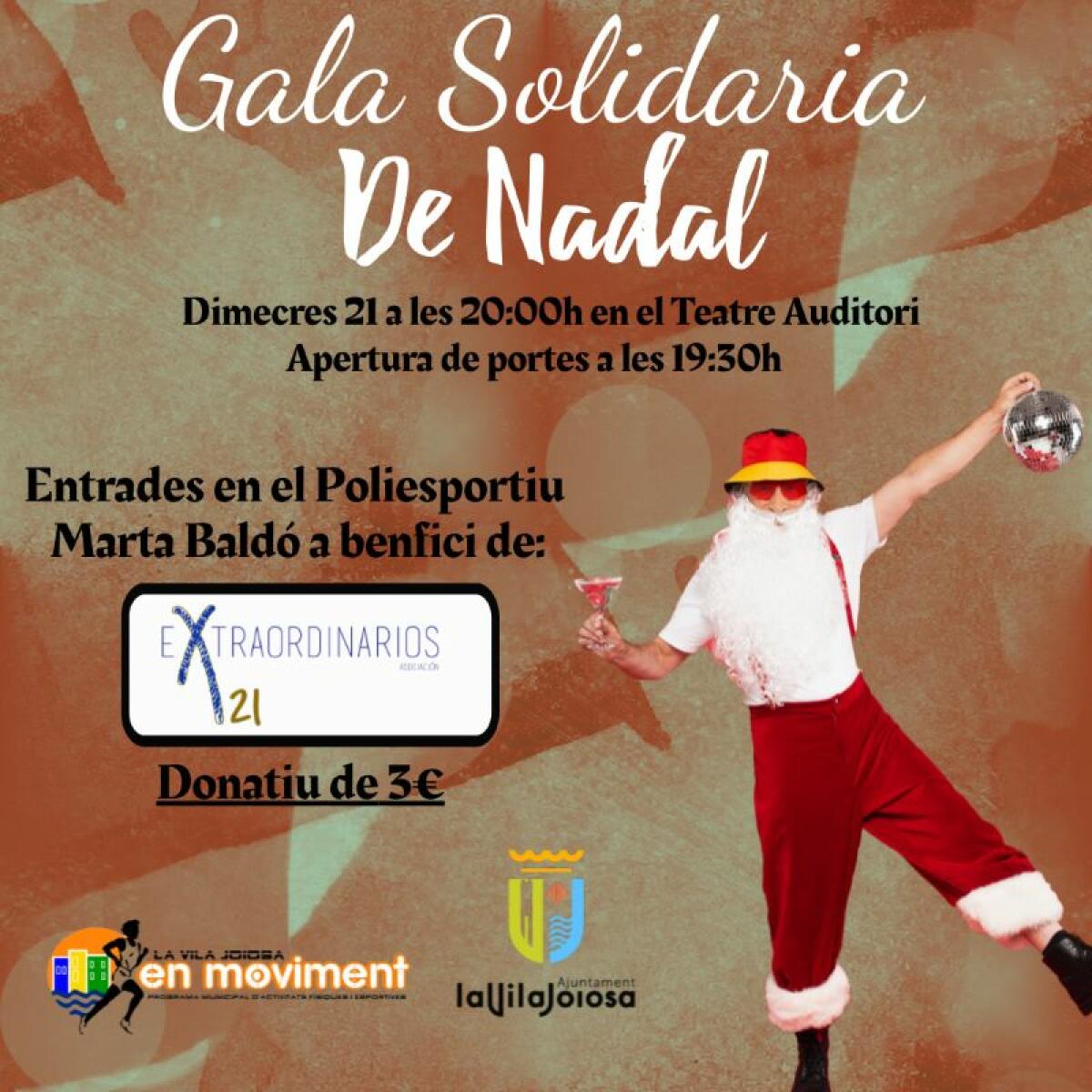 La Concejalía de Deportes de la Vila Joiosa organiza una nueva edición de la Gala Solidaria de Navidad
