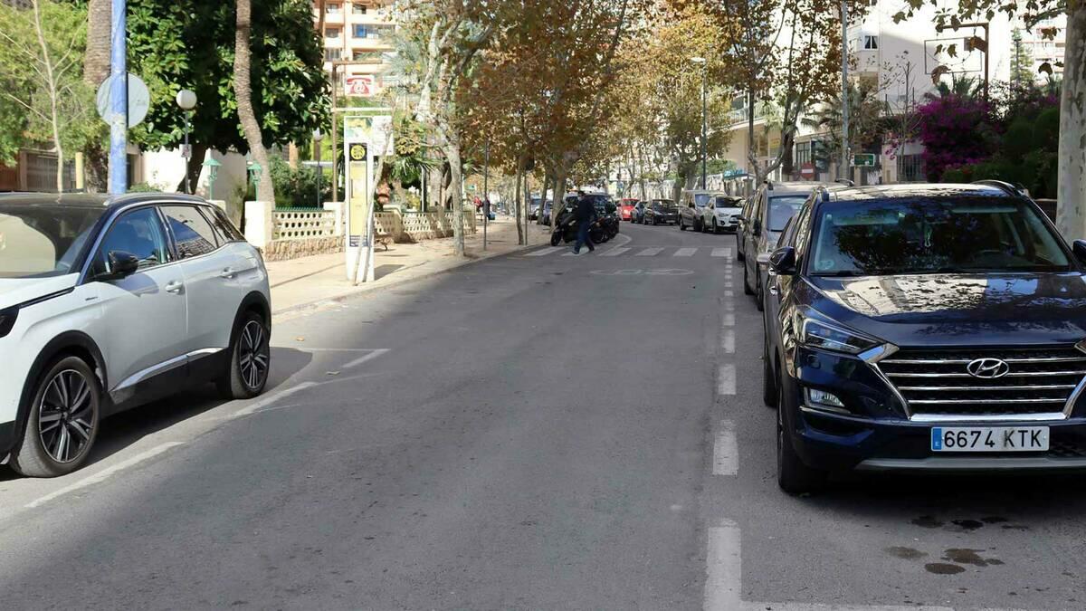 Benidorm reiniciará de manera urgente las obras en la avenida Montecarlo tras resolver el contrato con la empresa