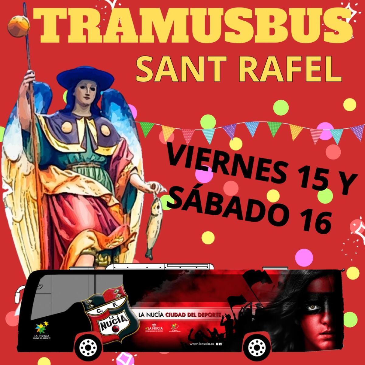 Tramús Bus por un retorno “seguro” en les “Festes de Sant Rafel 2024”