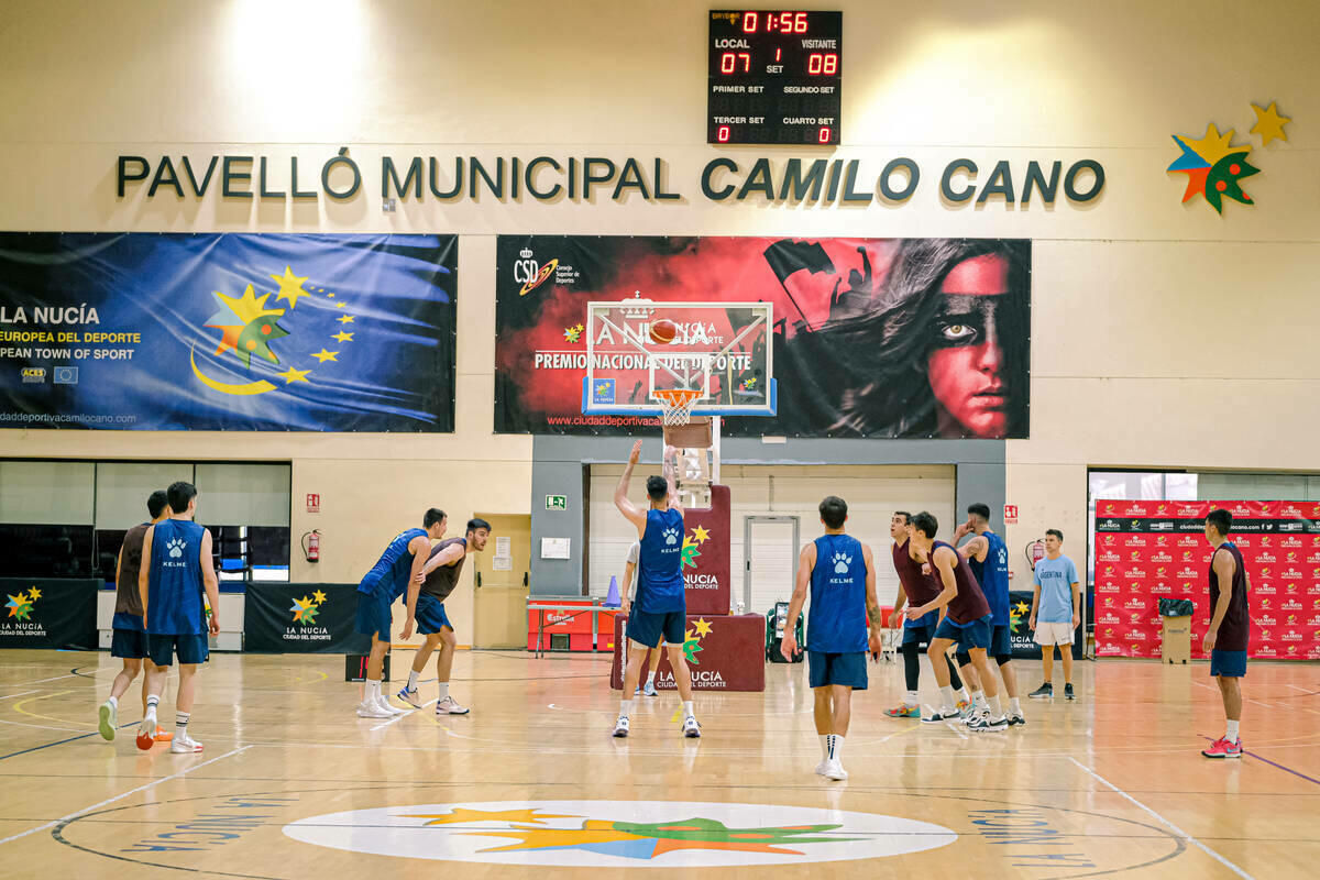 La selección argentina de baloncesto vuelve a entrenar en La Nucía