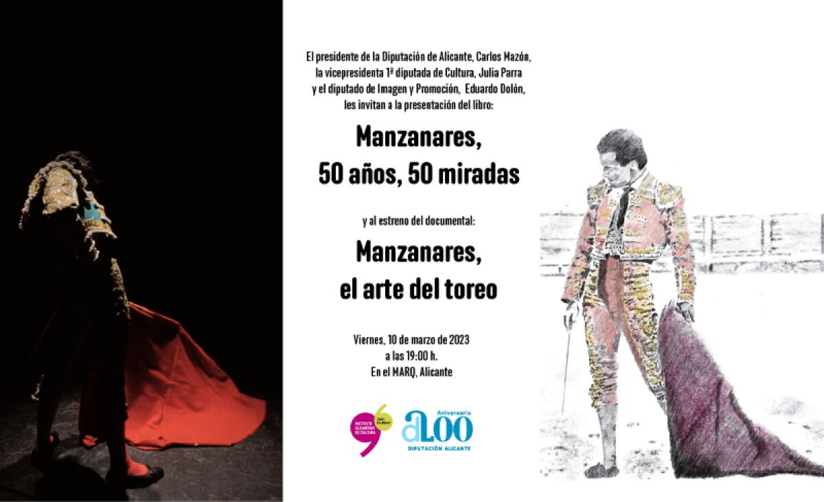 La Diputación rinde homenaje a Manzanares a través de un documental y un libro con imágenes inéditas  