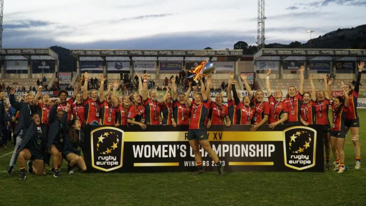 La selección española de rugby XV femenino se proclama Campeona de Europa en la Vila Joiosa