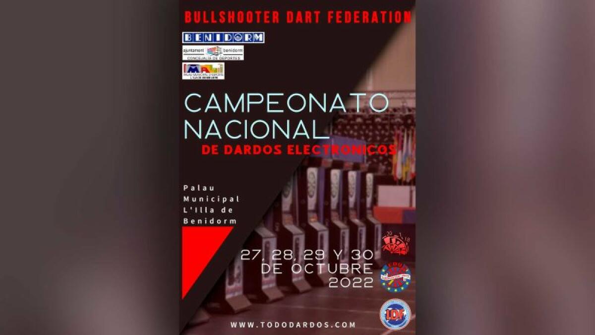 Benidorm vuelve a acoger este fin de semana el Campeonato Nacional e Internacional de Dardos Electrónicos 