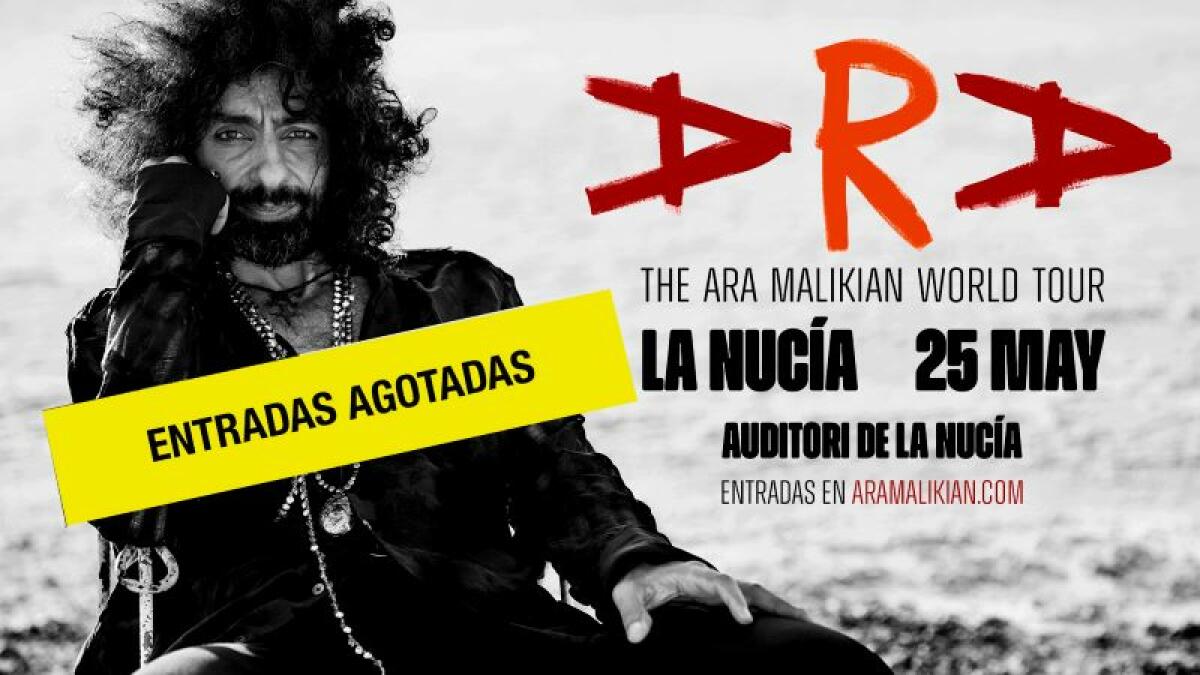 El concierto de Ara Malikian vuelve a agotar las entradas en La Nucía 