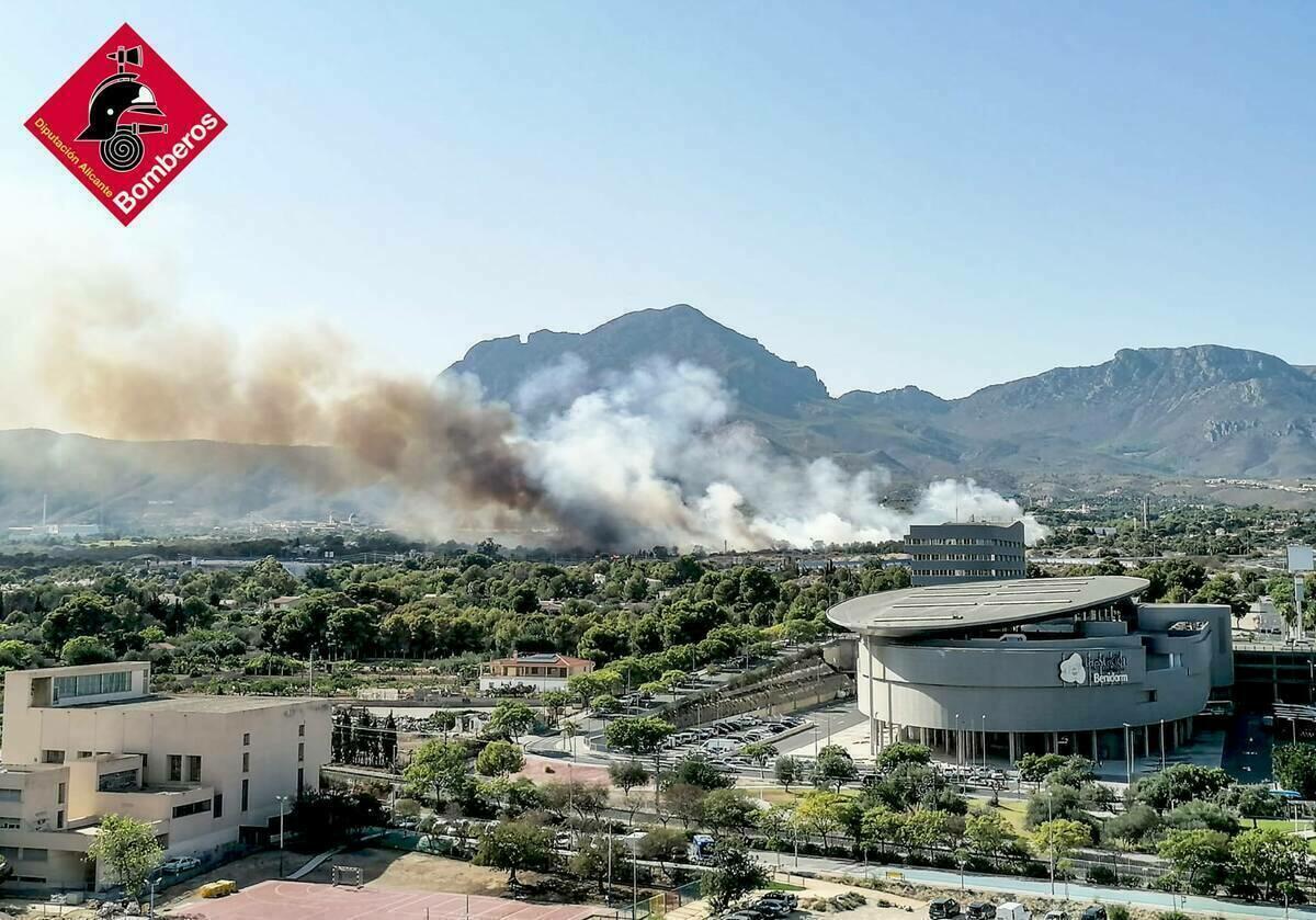 ACTUALIZACIÓN INCENDIO EN BENIDORM