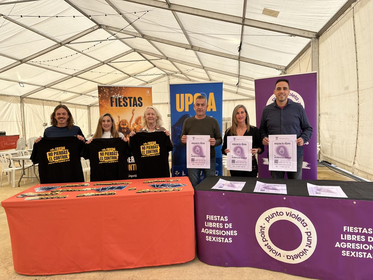 La Nucía tendrá “Punto Violeta” y “Punto Naranja” en la Carpa Festera de Sant Rafel