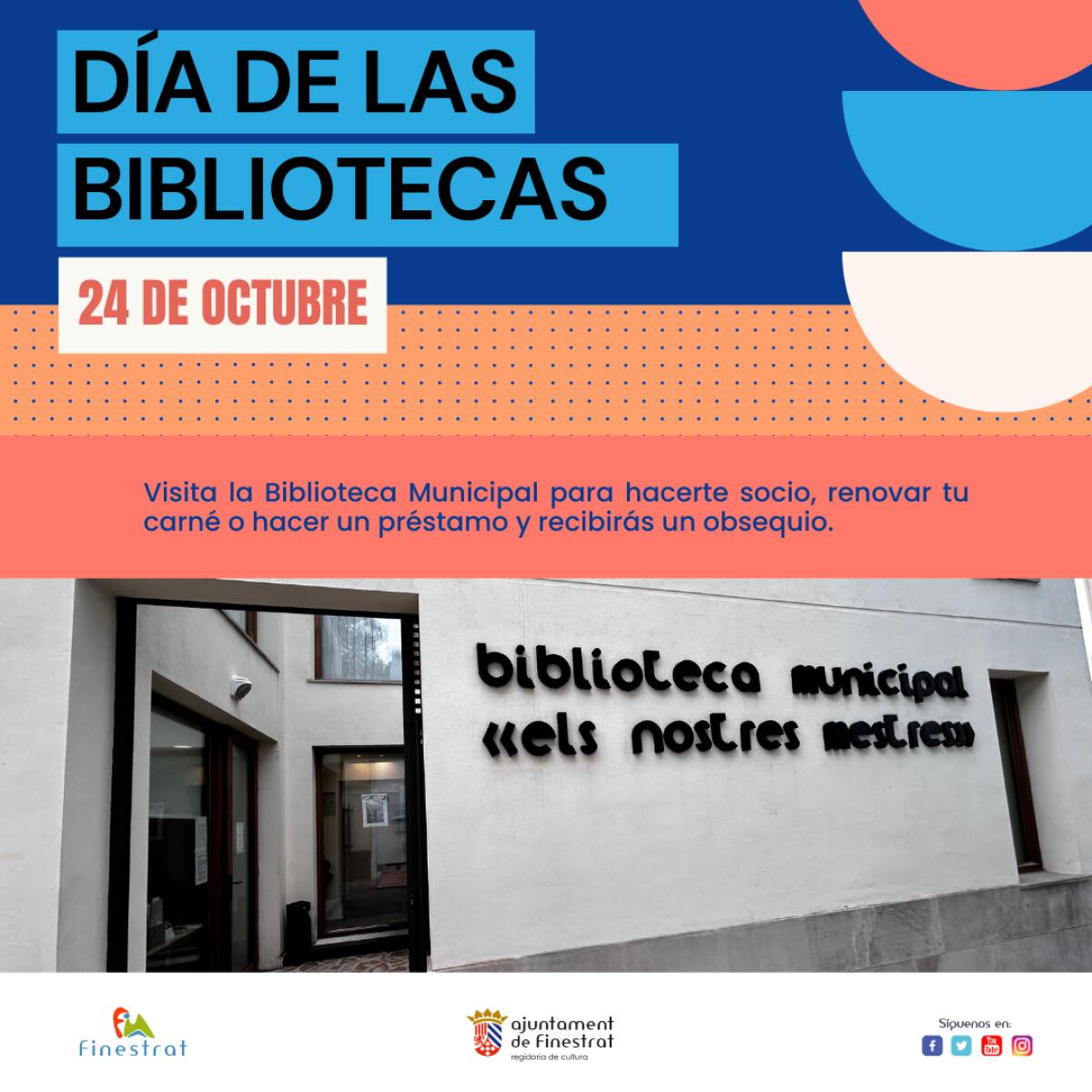 “DÍA DE LAS BIBLIOTECAS” EN FINESTRAT