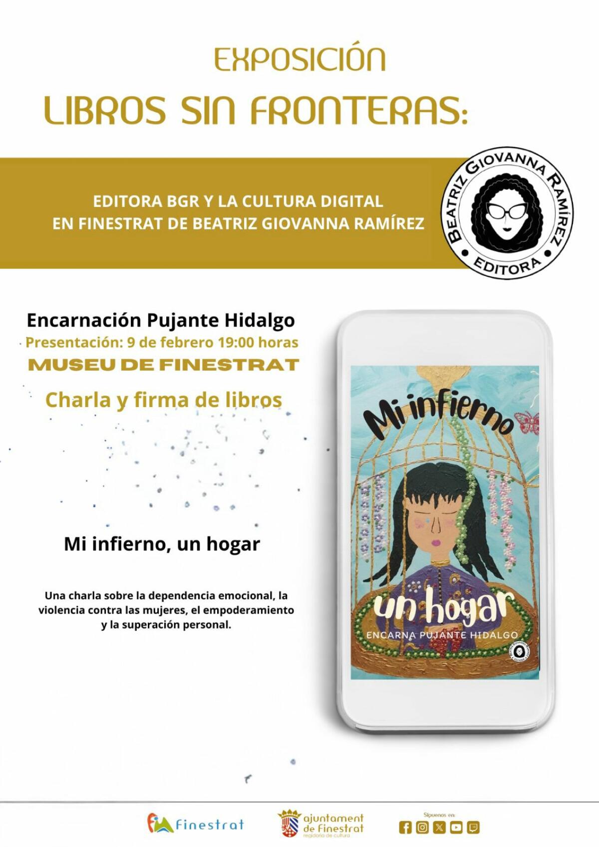 Encarnación Pujante Hidalgo presenta su nuevo libro en Finestrat 