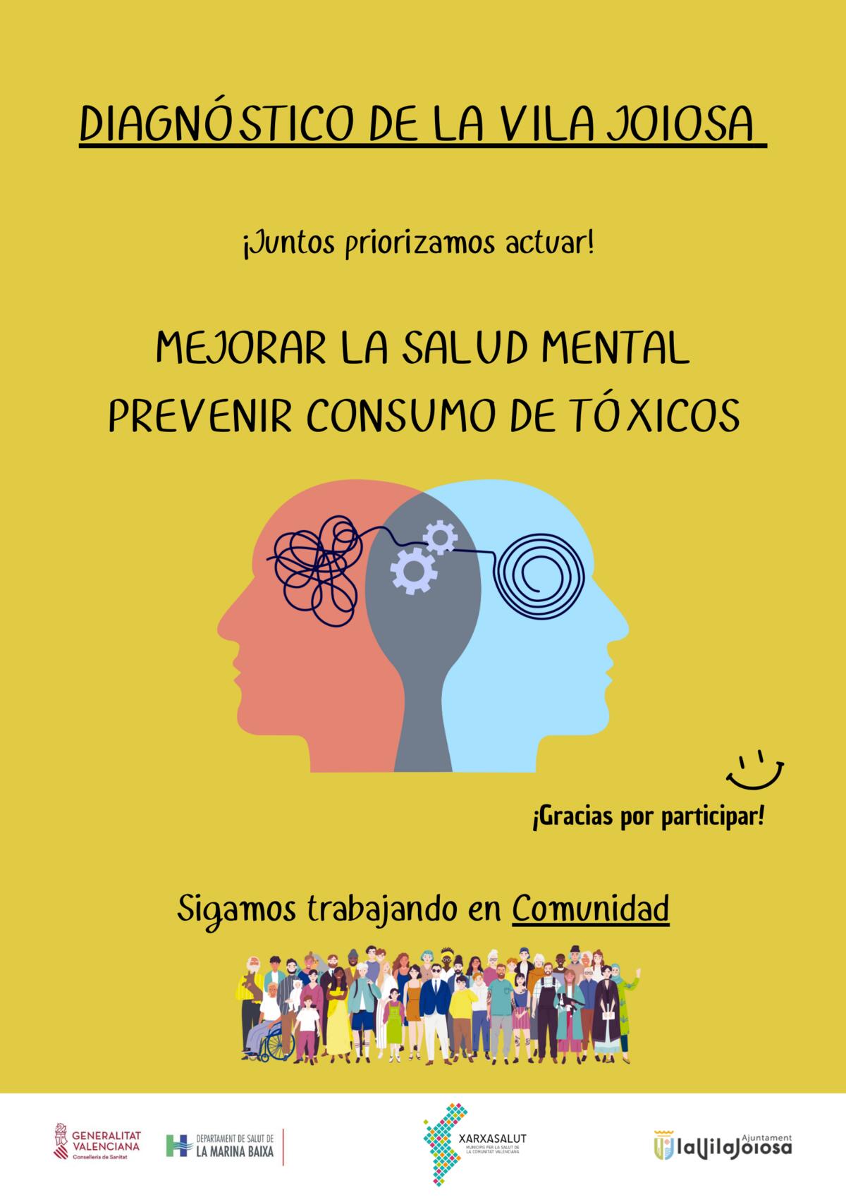 La salud mental y el abuso de consumo de sustancias tóxicas son las principales preocupaciones sanitarias entre los vileros 