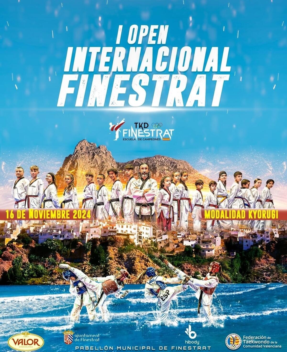 CERCA DE 400 DEPORTISTAS SE DAN CITA ESTE FIN DE SEMANA EN EL I OPEN INTERNACIONAL DE TAEKWONDO  DE FINESTRAT