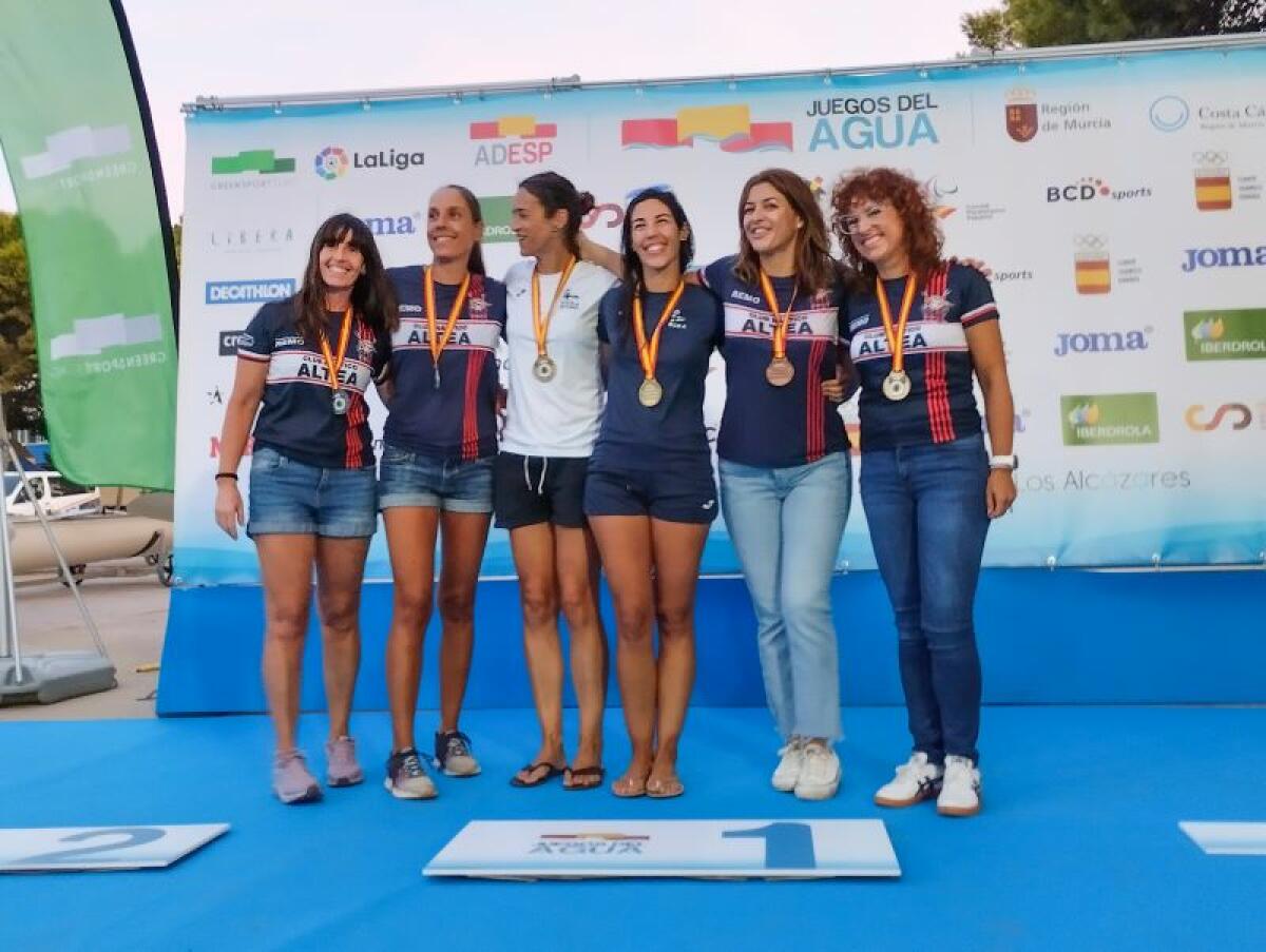 Cinco títulos nacionales para el CN Altea en el Campeonato de España de Remo de Mar