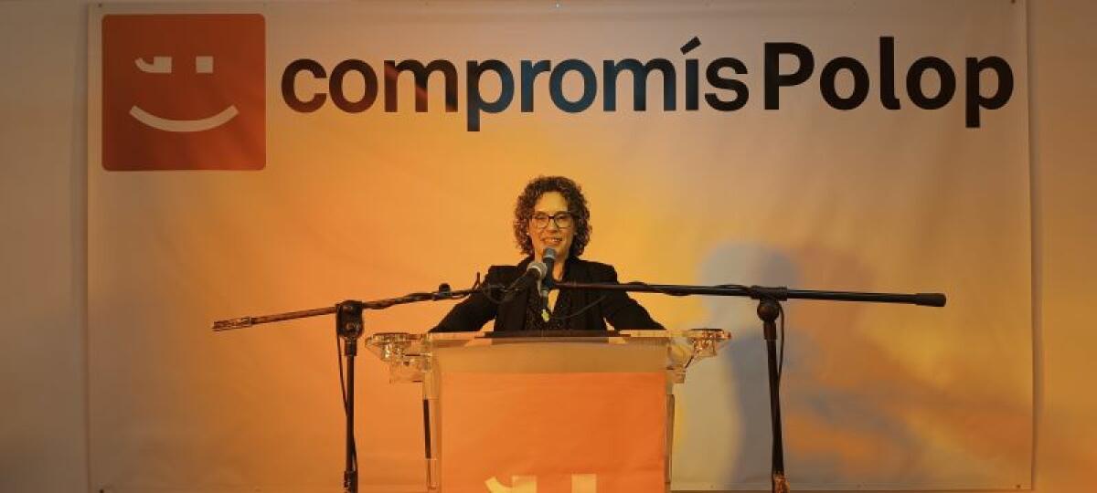 Compromís Polop presenta su candidata a la alcaldía