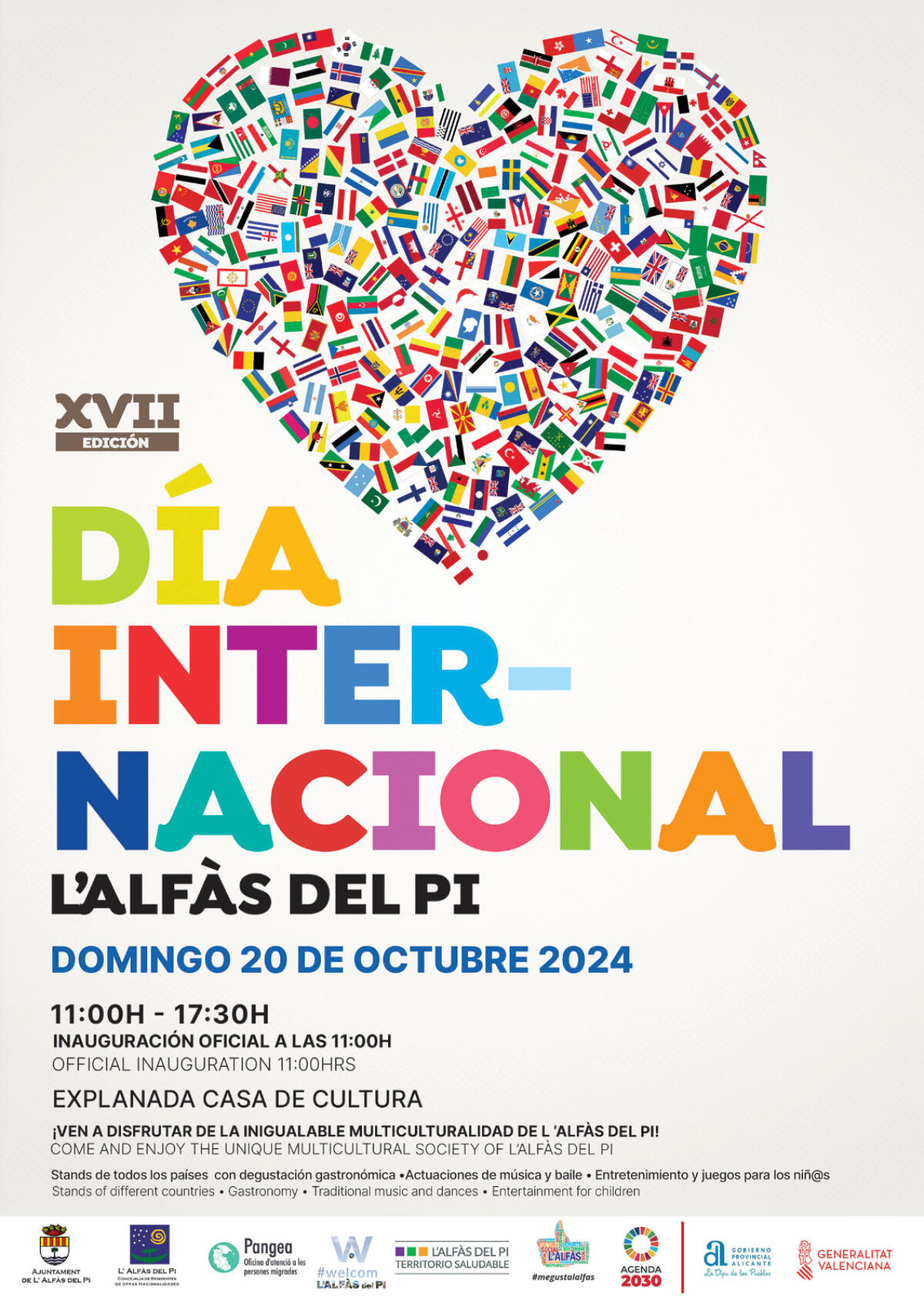 67 asociaciones y colectivos participan en la celebración del XVII Día Internacional de l'Alfàs