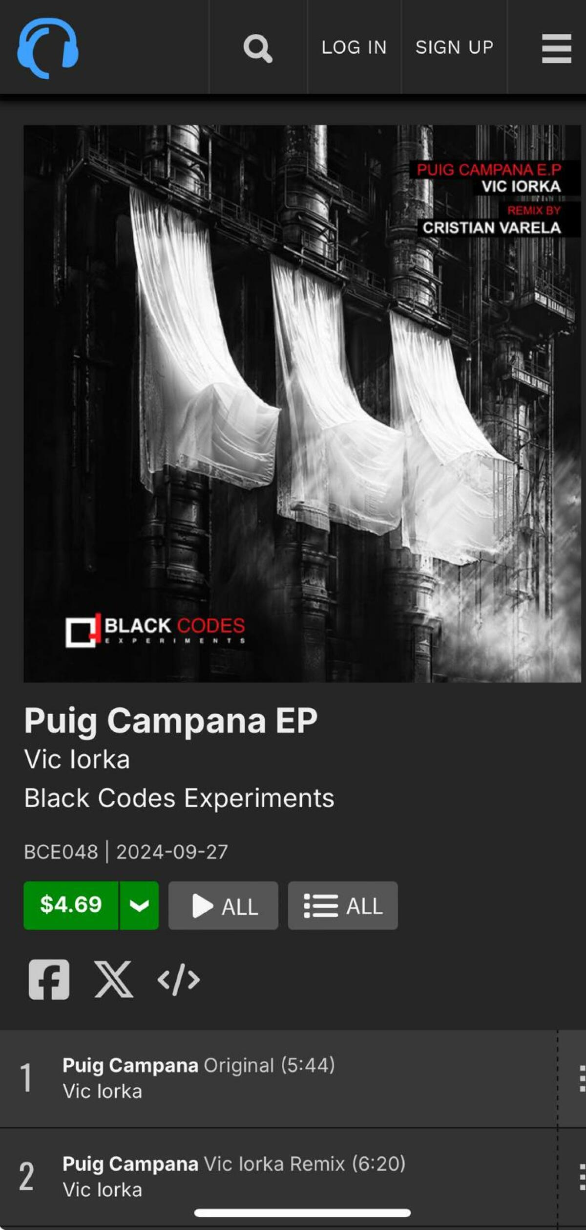 EL DJ DE FINESTRAT VIC iORKA LANZA SU PRIMERA PRODUCCIÓN DE MÚSICA TECHNO TITULADA “PUIG CAMPANA” CON EL SELLO DEL CONOCIDO DJ Y PRODUCTOR INTERNACIONAL CRISTIAN VARELA