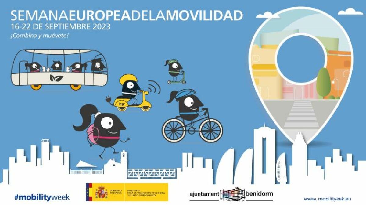 Benidorm se suma, desde mañana sábado, a la Semana Europea de la Movilidad 2023
