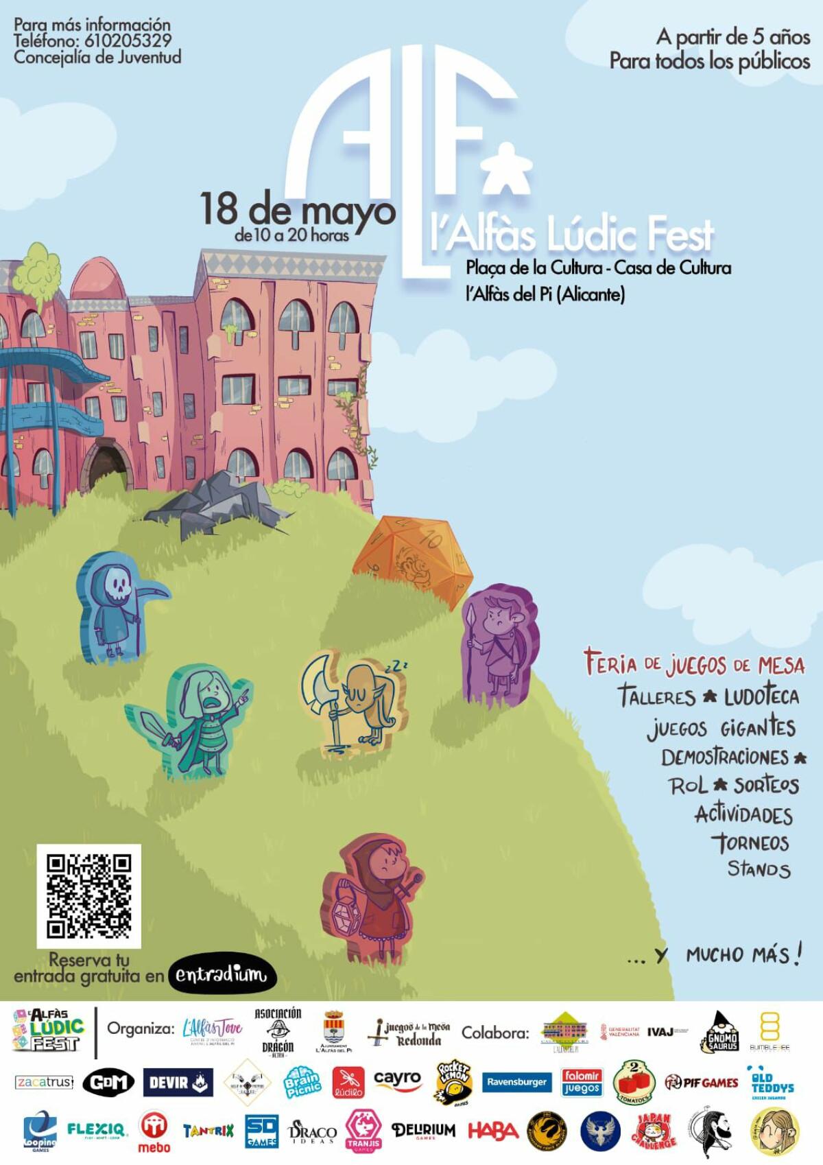 Mañana se celebra el primer L’Alfàs Lúdic Fest, una gran feria de juegos de mesa para todos los públicos