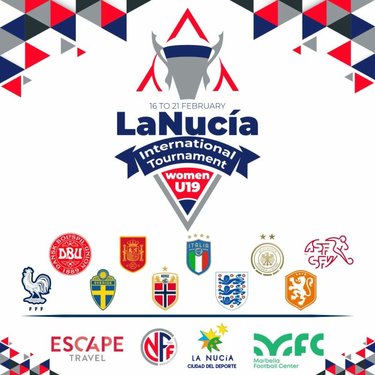 10 selecciones competirán en el Torneo Internacional Fútbol sub19 femenino