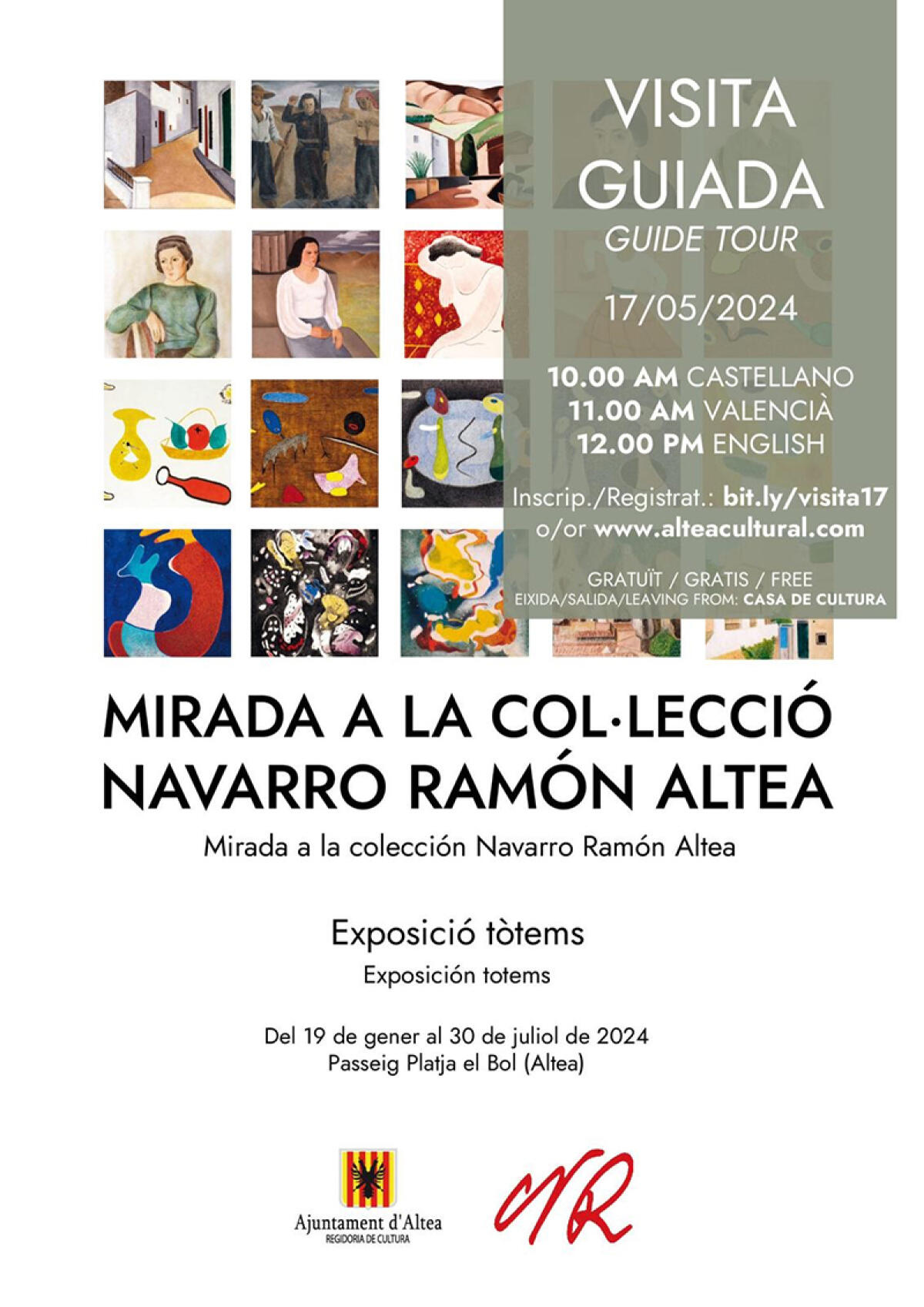 Cultura organiza las visitas guiadas “Mirada a la colección Navarro Ramón Altea”