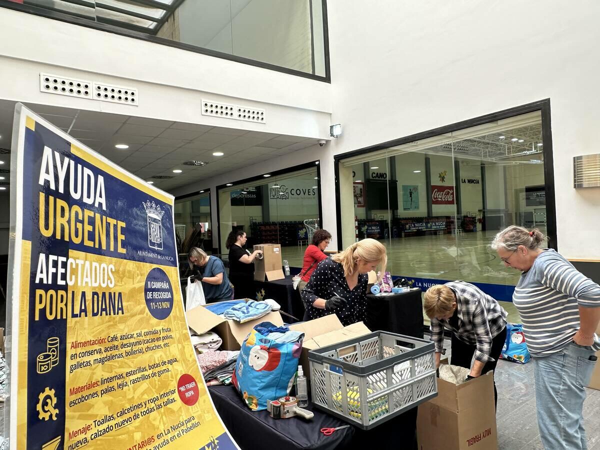 Arranca hoy la II Campaña de Recogida Solidaria para la DANA