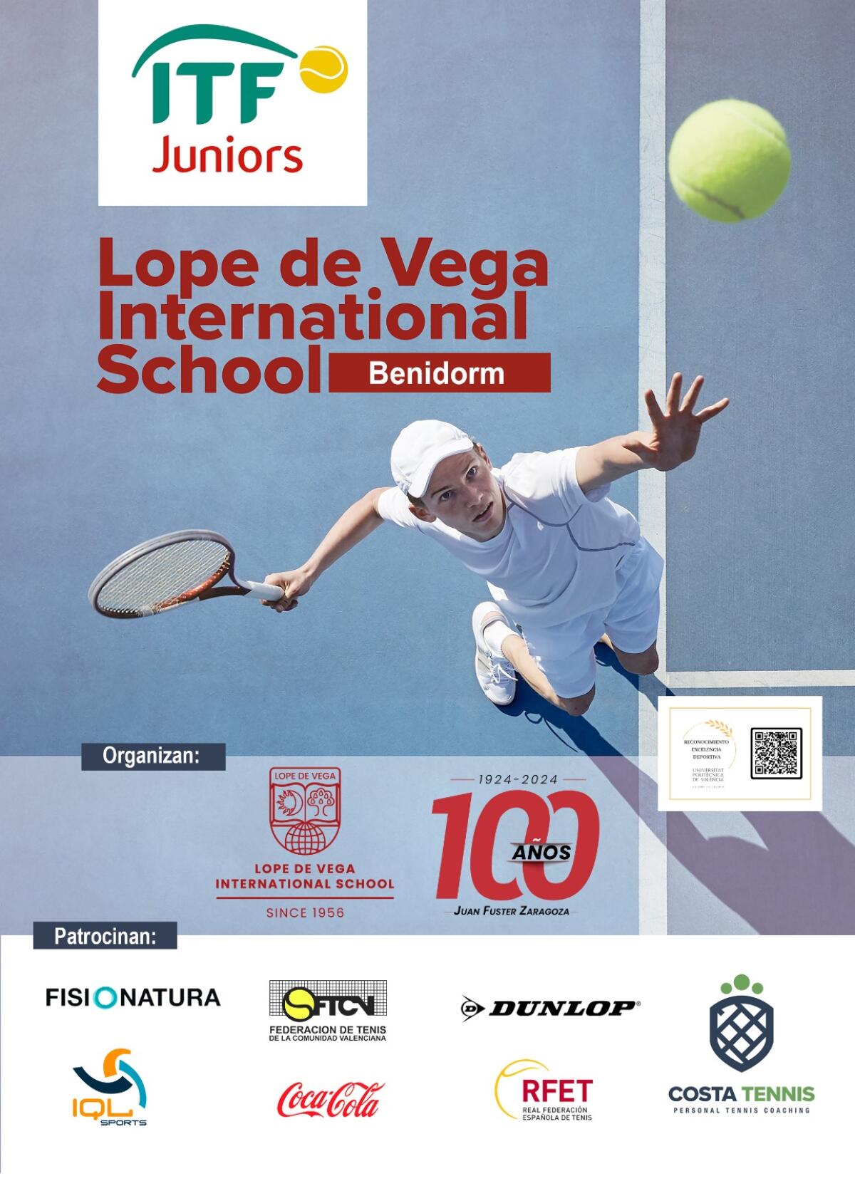 Arranca el ITF Junior Tour que acoge cerca de 150 jugadores de todo el mundo en el Complejo Deportivo del Lope de Vega