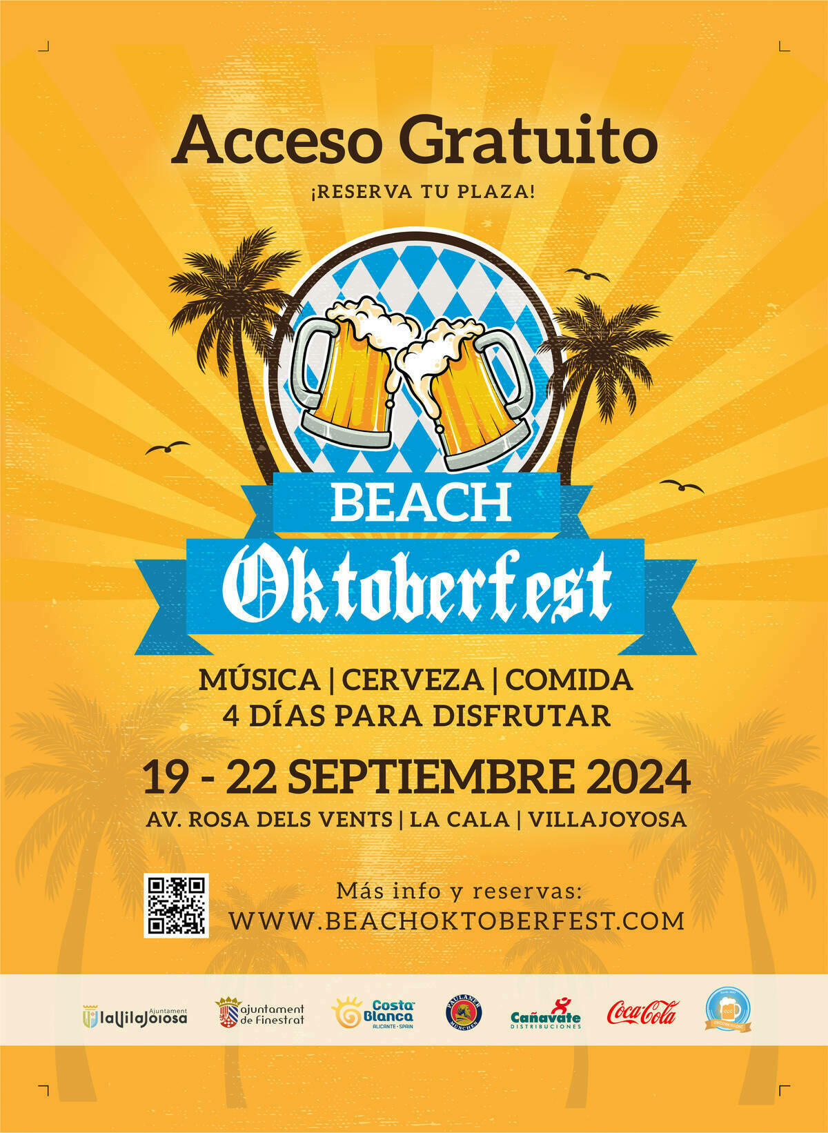 Villajoyosa y Finestrat presentan la primera edición del Beach Oktoberfest, el festival que llevará la tradición alemana a la playa de La Cala 