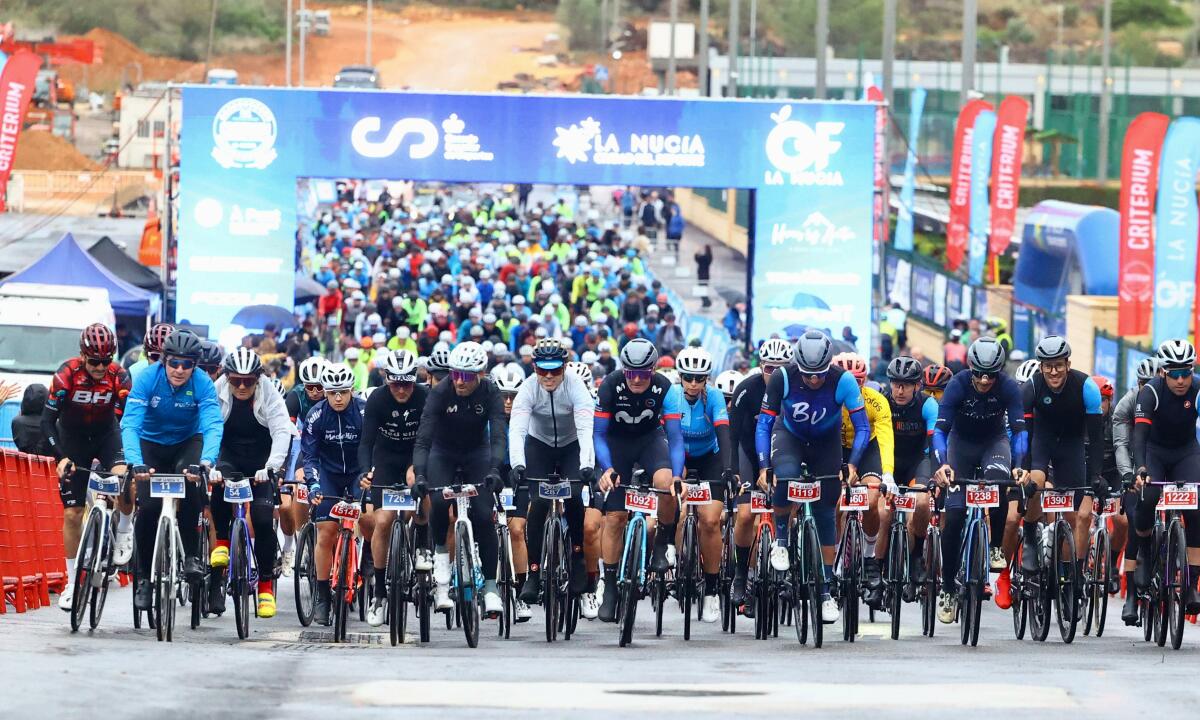 El I Gran Fondo de La Nucía contó con Valverde, Samuel Sánchez, Sevilla, Bugno y Chiappucci