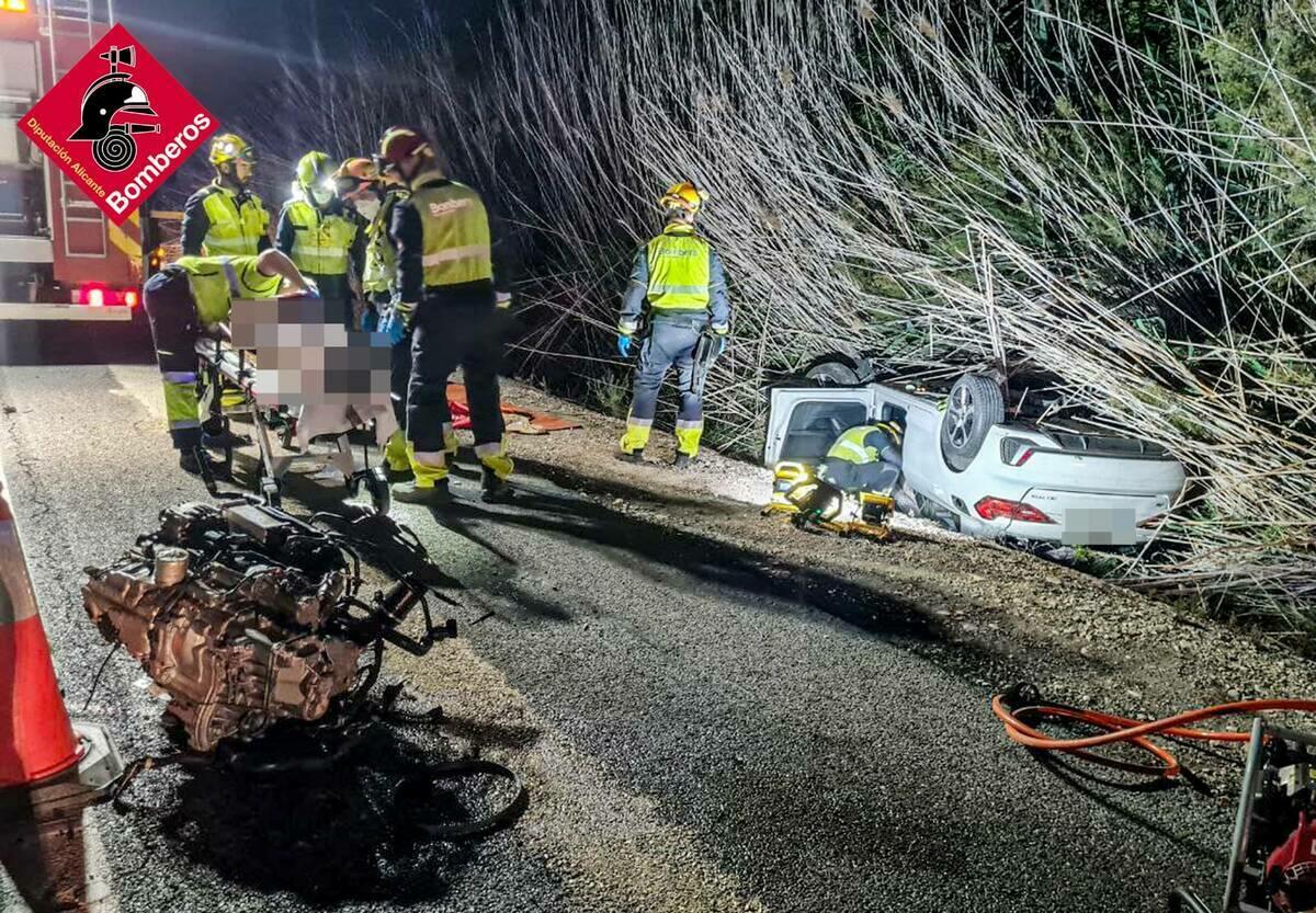 ACCIDENTE DE TRAFICO ALFAZ DEL PI