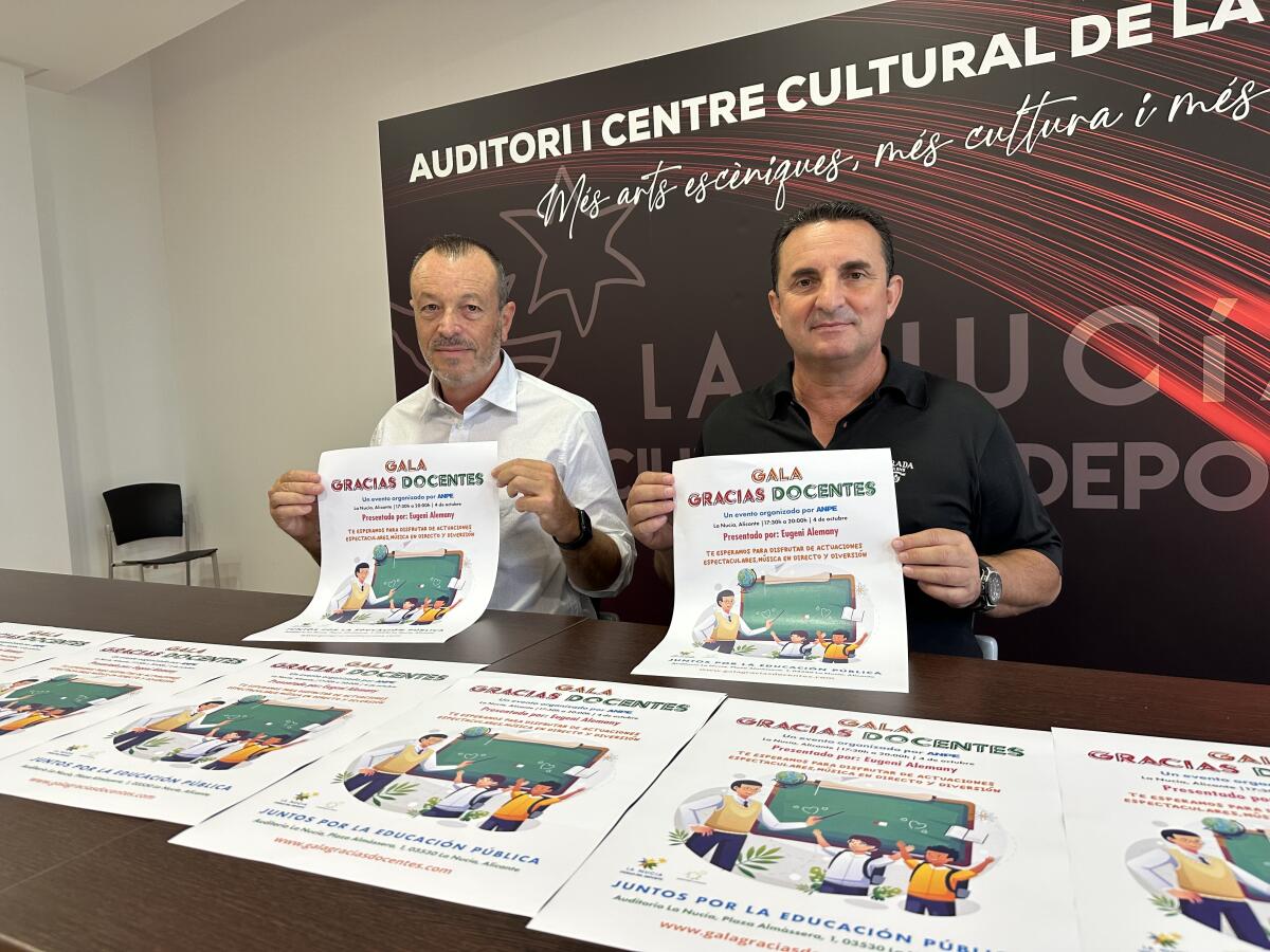 El sindicato ANPE celebrará la Gala del “Día Mundial de los docentes” en l’Auditori