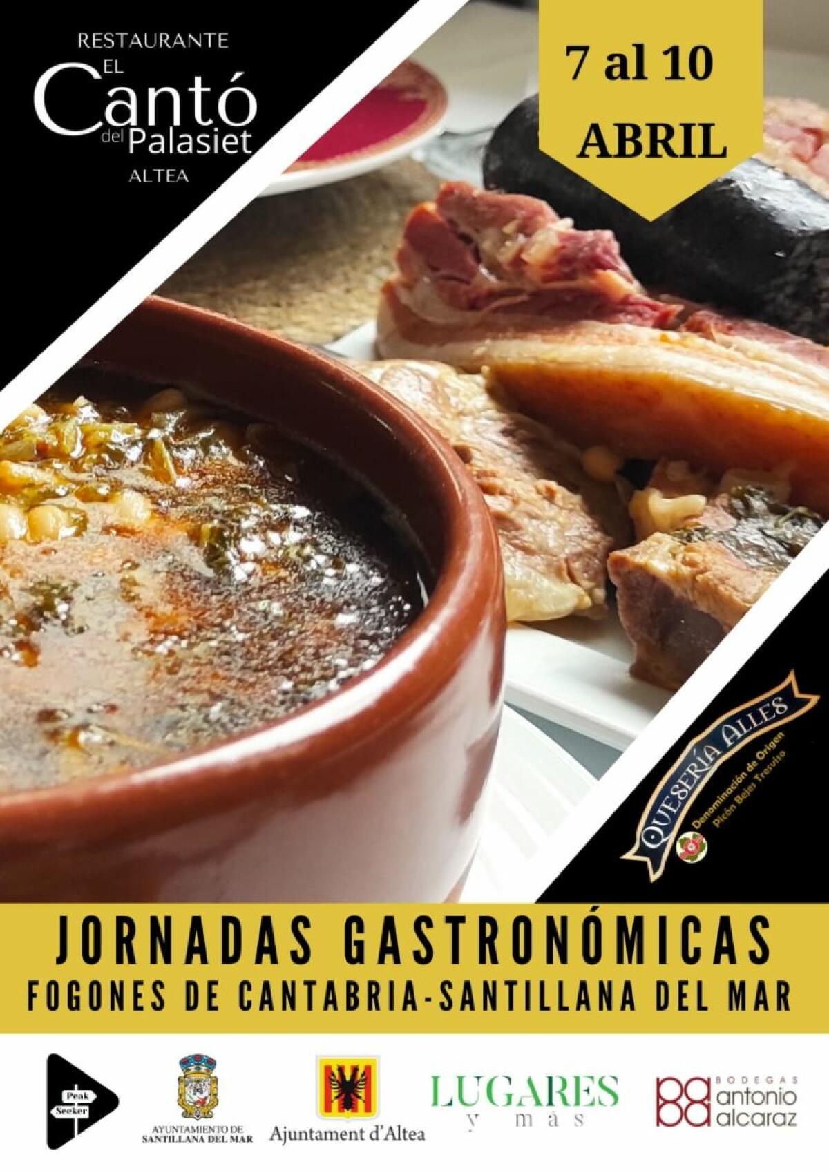 Hoy arrancan las “Jornadas Gastronómicas Fogones de Cantabria – Santillana del Mar” en El Cantó del Palasiet de Altea