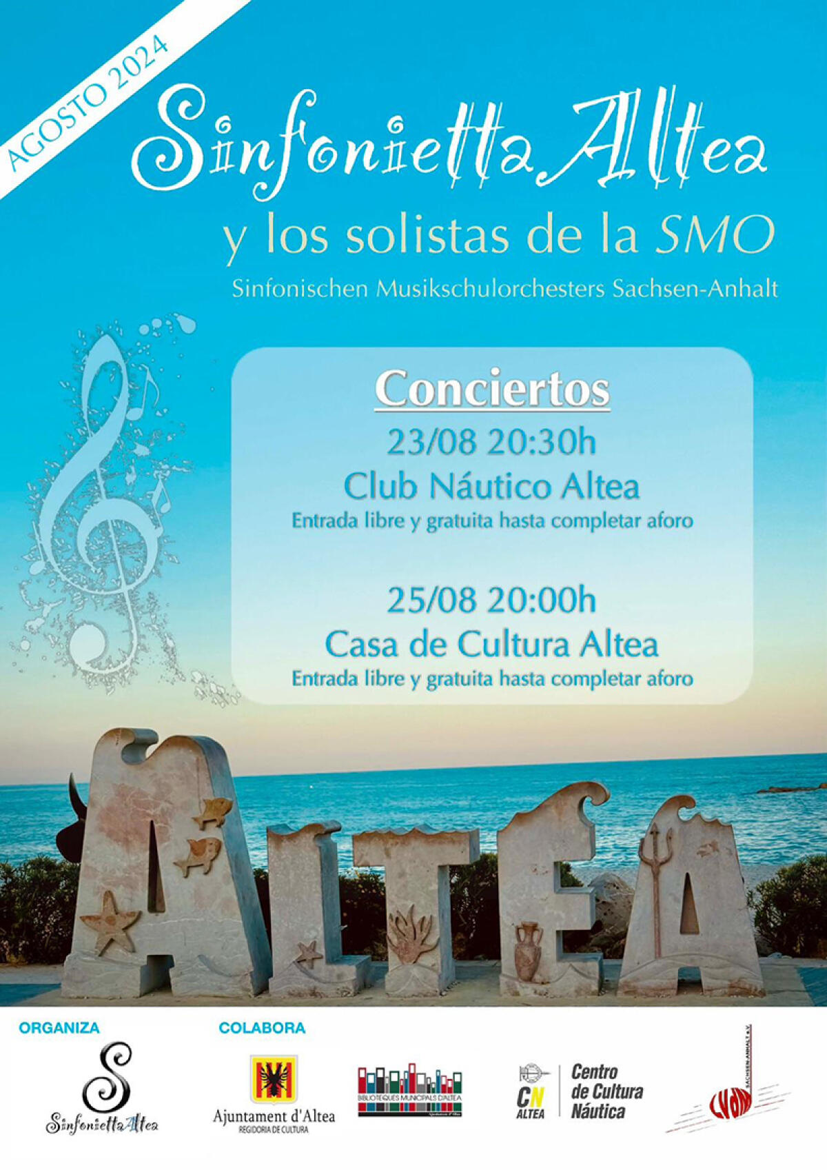 La Sinfonietta Altea organitza una trobada de músics entre estudiants d'Altea i Alemanya