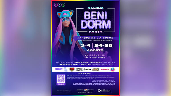 Juventud organiza una nueva edición del ‘Gaming Benidorm Fest’ el primer y último fin de semana de agosto