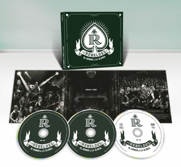 LO MEJOR DEL REPERTORIO DE LOS REBELDES, EN EL DOBLE CD+DVD ‘EL HONOR Y LA GLORIA’