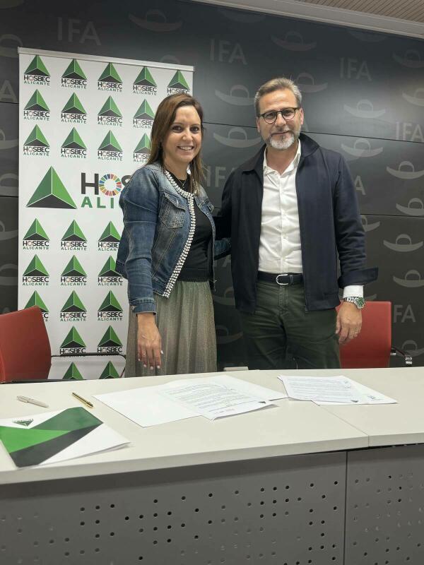 FIRA ALACANT y HOSBEC firman un convenio para impulsar la oferta hotelera a visitantes y expositores 