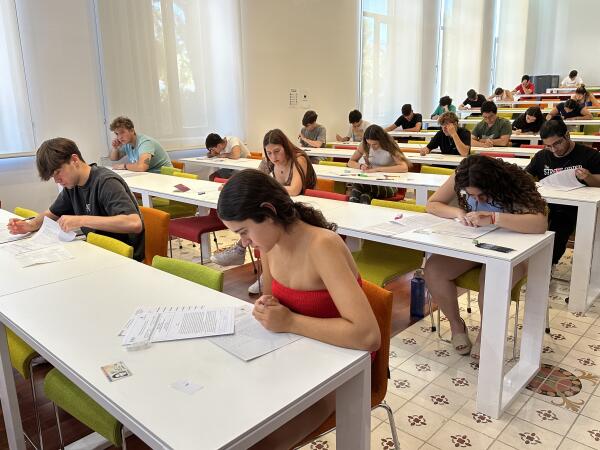 La Seu de La Nucía acoge los exámenes de la PAU extraordinaria con 84 estudiantes