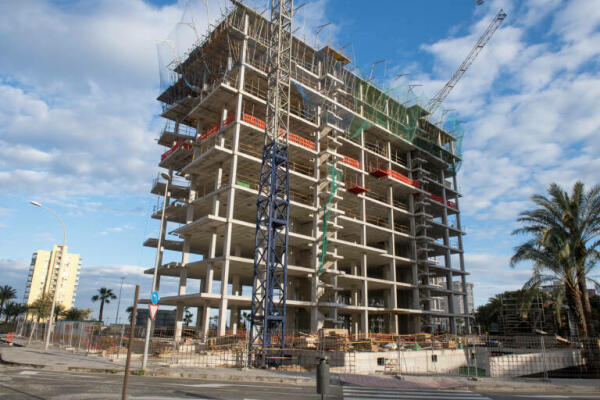 La construcción de vivienda crece en Alicante un 8’5% durante el tercer trimestre del año 