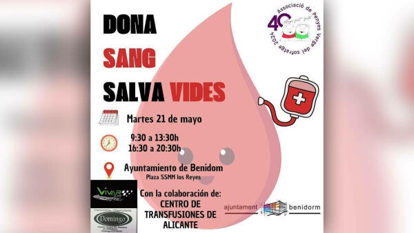 La Associació de Penyes organiza este martes una jornada solidaria de donación de sangre 